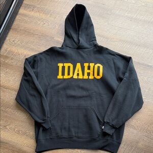Vintage Russell Athletic Idaho Black Hoodie